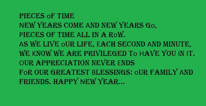 Happy New Year 2022 Poem Funny