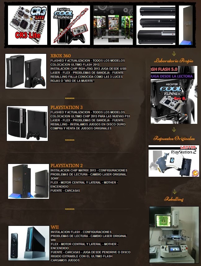 SERVICIO TECNICO OFICIAL REPARACION Y VENTA Playstation 2 Play 3