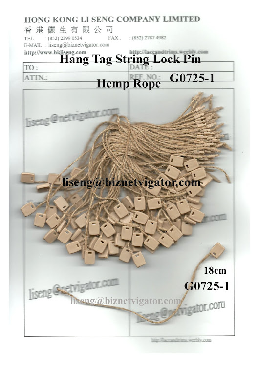 Hemp Rope String Lock Pin Manufacturer