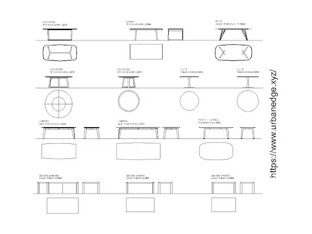 Designer dining table cad blocks download, 30+ Dining Table Cad Blocks