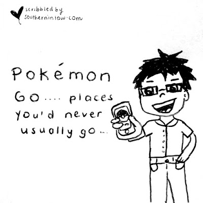 Pokemon Go Cartoon - Pokemon Go Places You'd Never Usually Go