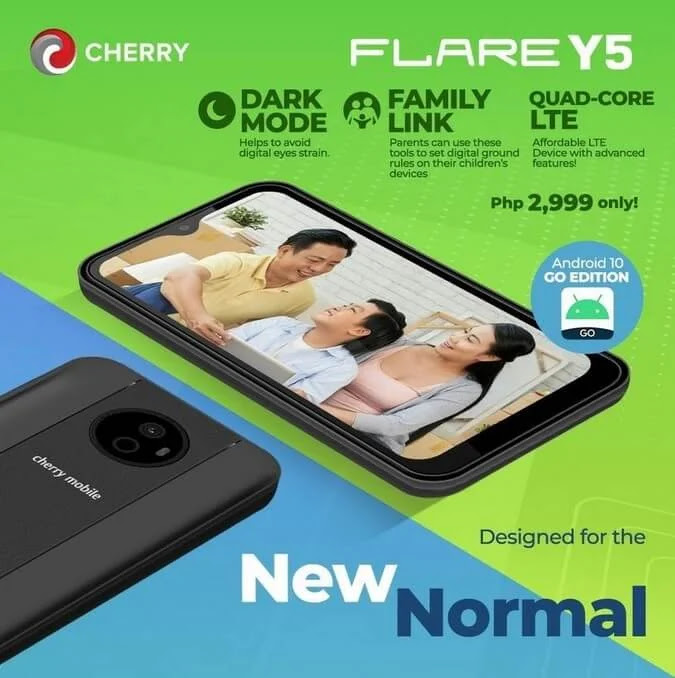 Cherry Mobile Flare Y5; Quad-Core, 2GB RAM, Android 10, LTE for Only Php2,999