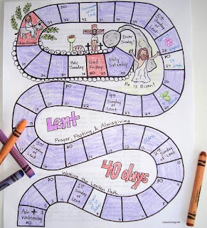 Printable Lenten Calendar for Kids (FREE!)