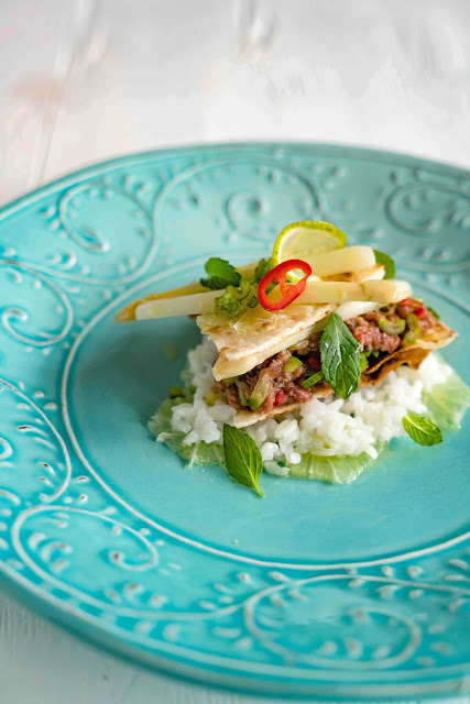 stuttgartcooking: Asiatisches Rinder-Tatar/Duftreis/Chapatis/Spargel ... stuttgartcooking: Asiatisches Rinder-Tatar/Duftreis/Chapatis/Spargel ...