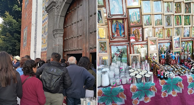 Con gran devoción y fe, miles de poblanos visitaron a la Virgen de Tepeyac