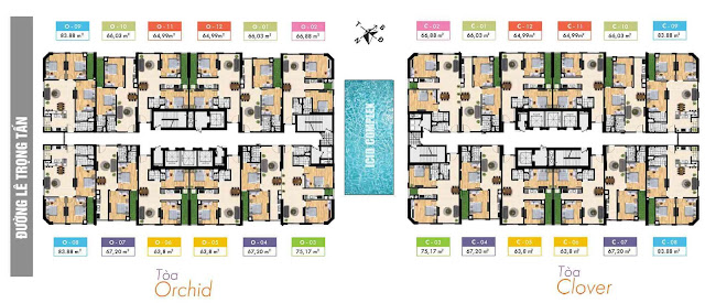 Mặt bằng tổng thể dự án ICID Complex Mặt bằng tổng thể dự án ICID Complex