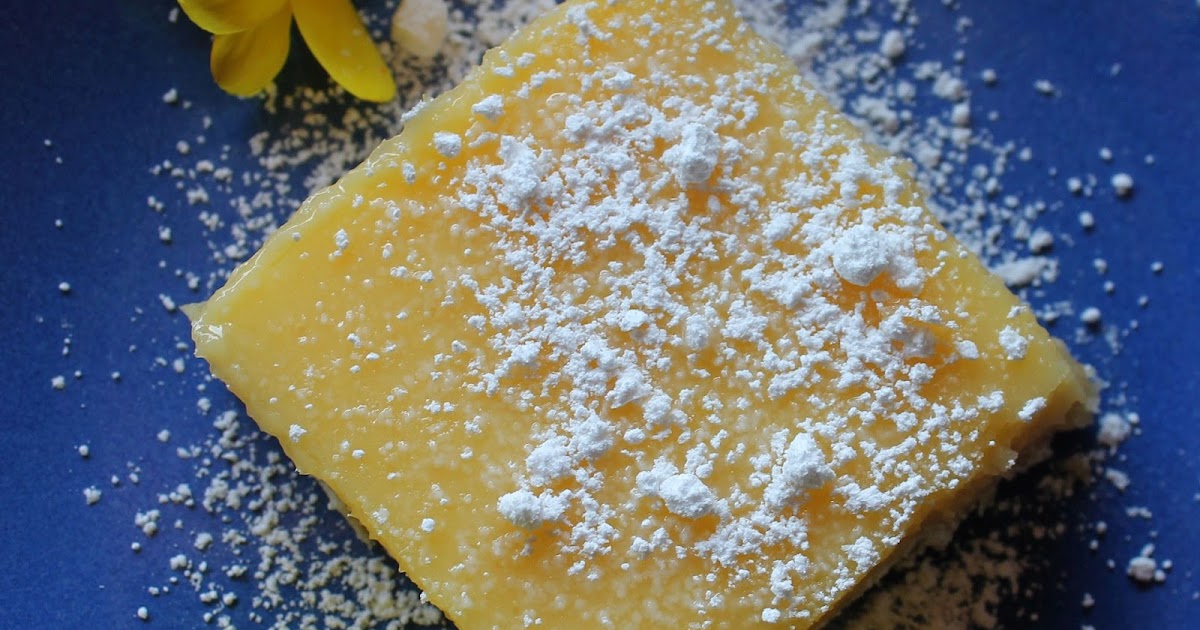What A Dish! Lemon Curd Bars