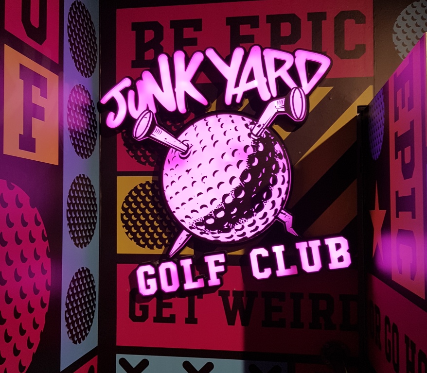 Advert On The Tube Picture Of Junkyard Golf Club London Tripadvisor