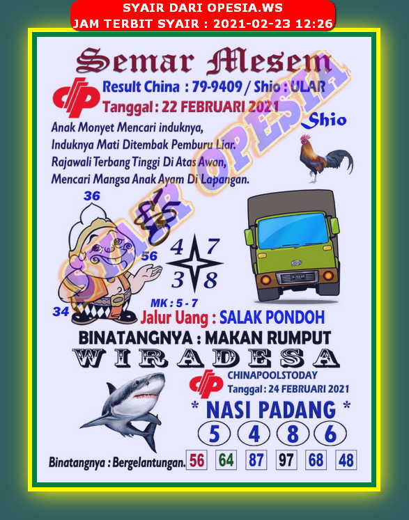 Syair Sdy Hari Ini Selasa 23 Februari 2021 Opesia Official Syair Sdy Hari Ini Selasa 23 Februari 2021 Opesia Official