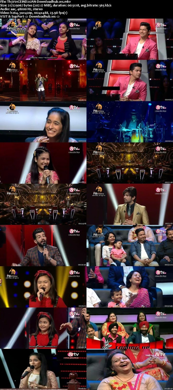 The Voice India Kids 2 21 January 2018 Episode 22 HDTV 480p