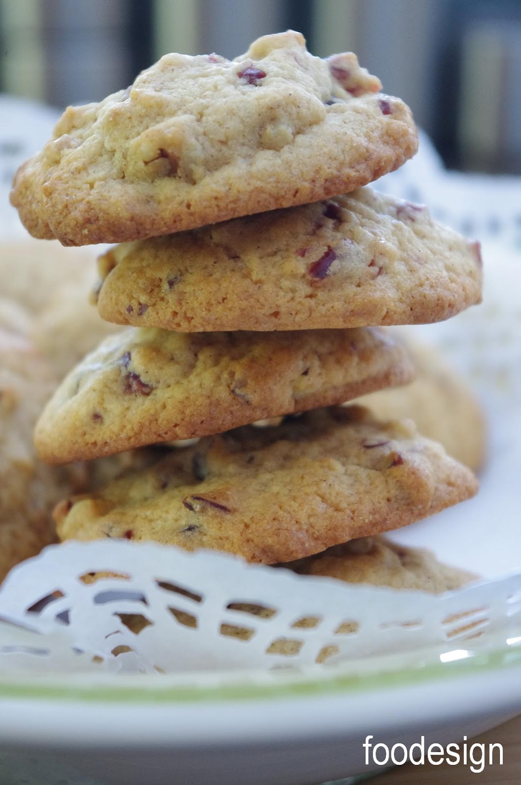 foodesign: cranberry walnut cookies