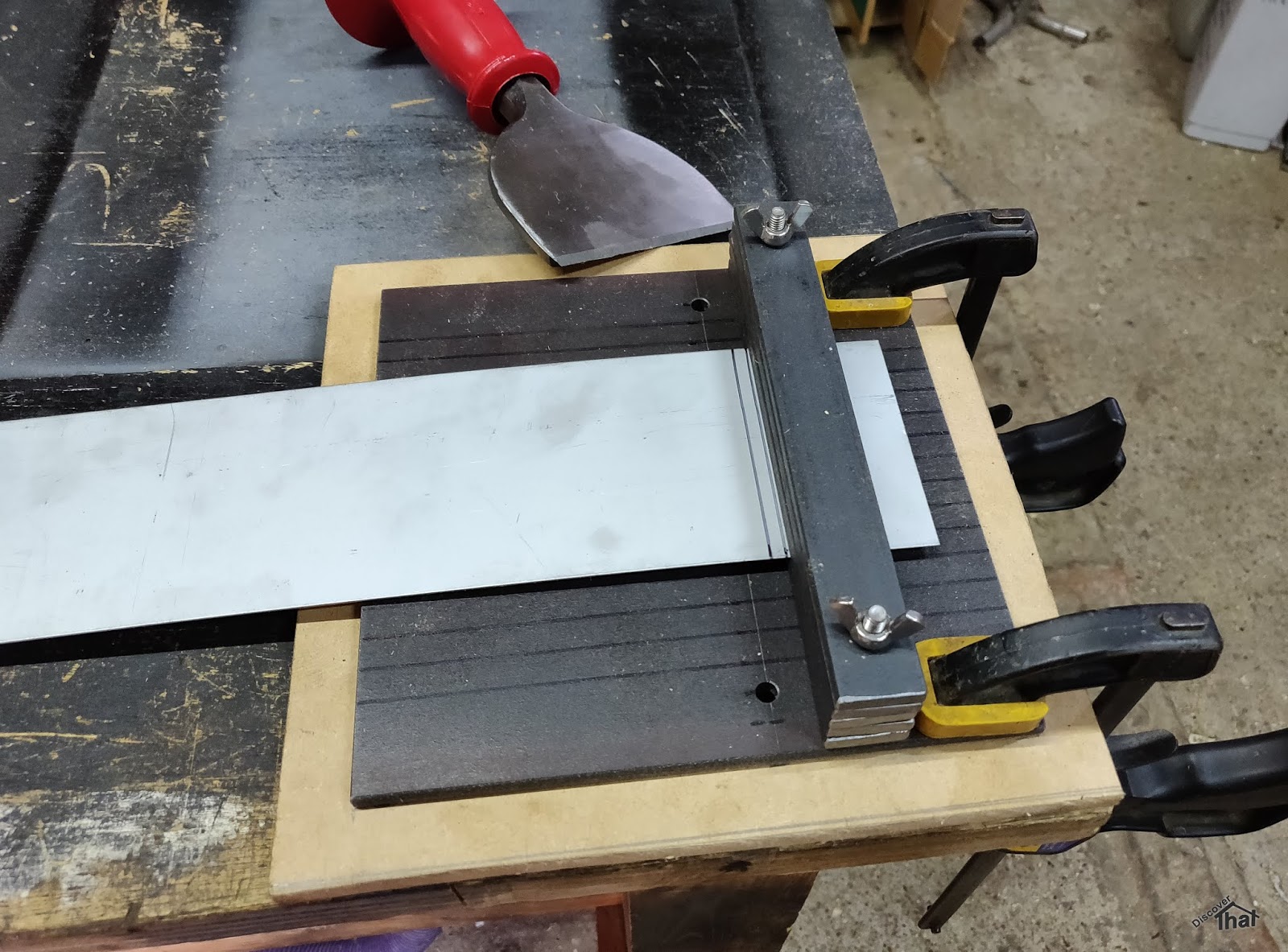 DiscoverThat Journal Sheet bending jig