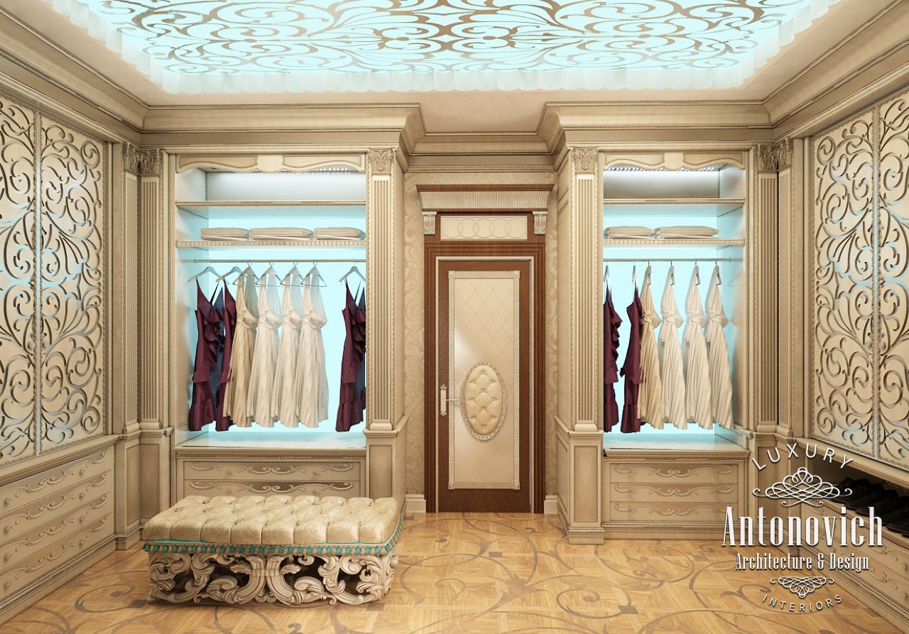 LUXURY ANTONOVICH DESIGN UAE Custom Dressing Room Dubai