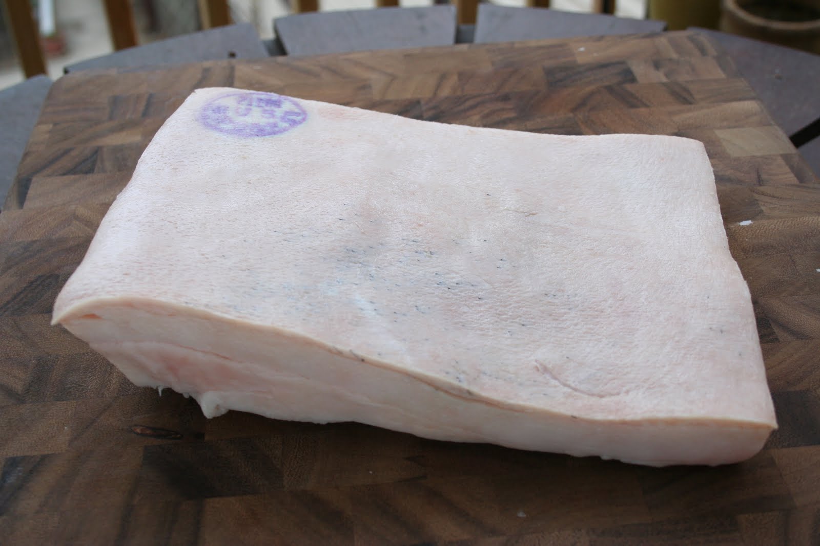 Low on the Hog Lardo, my first attempt!