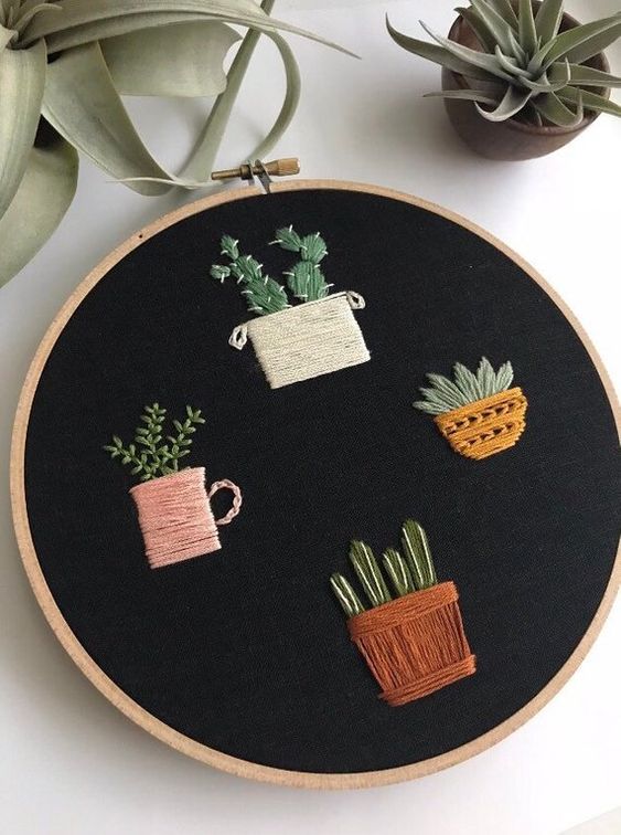 Hình thêu tay dễ thương - Hình 36