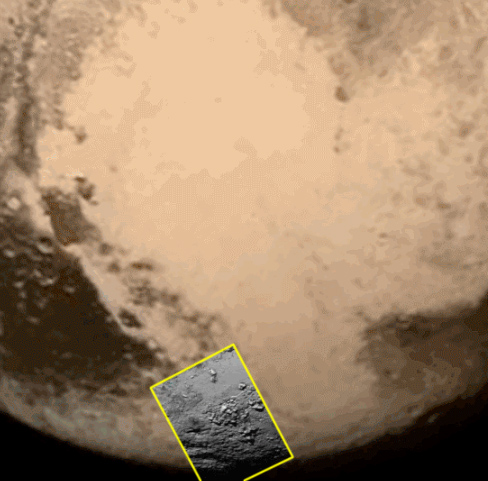 primeira imagem de Plutão após máxima aproximação da sonda New Horizons