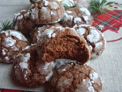 Chocolate crinkles