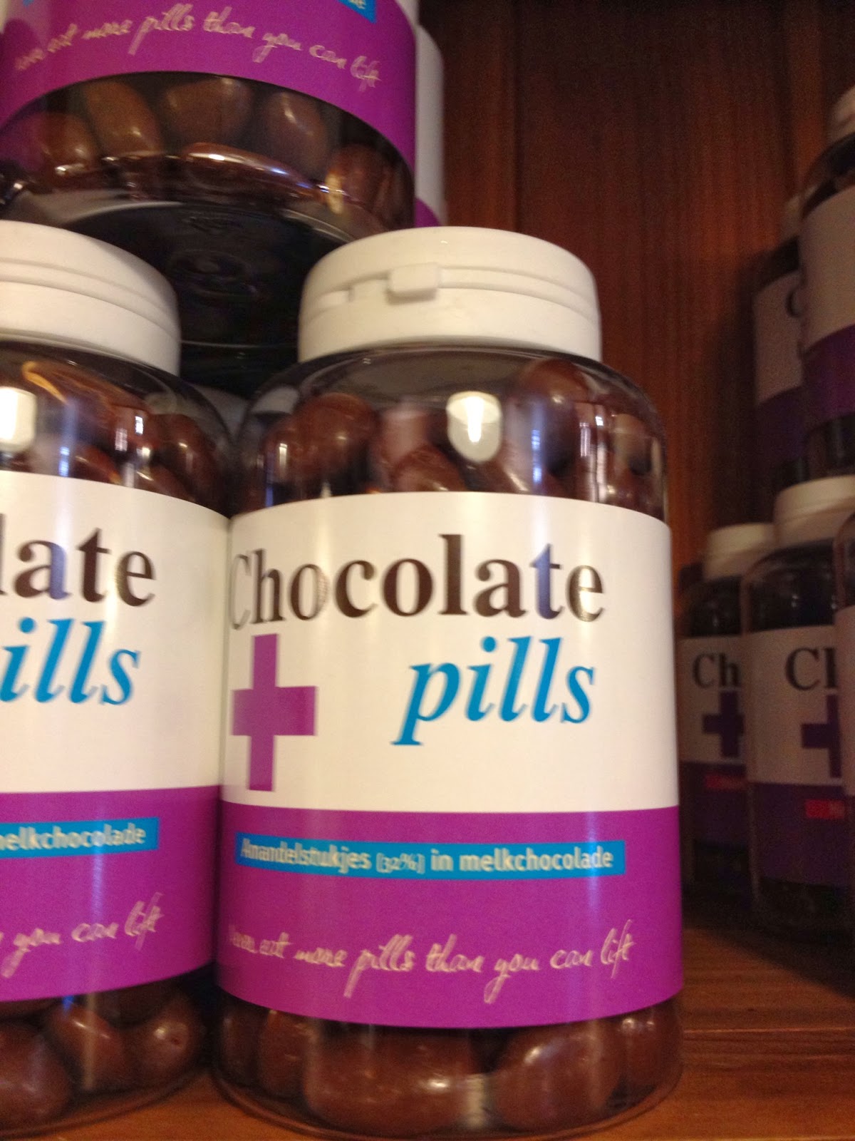Bruges - Chocolate pills at The Chocolate Line