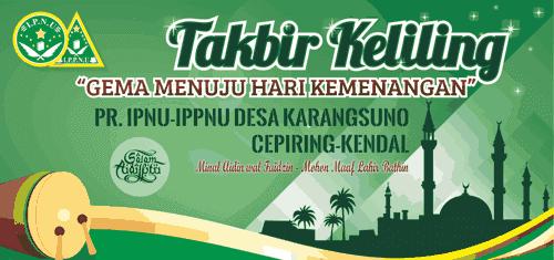 Download Desain Spanduk Takbir Keliling Idul Fitri 1440 H 