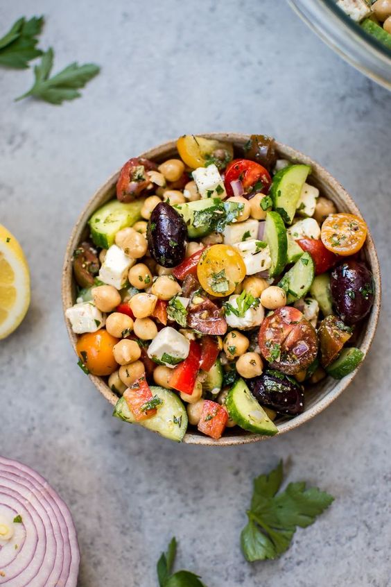 Mediterranean Chickpea Salad - The Best Recipes