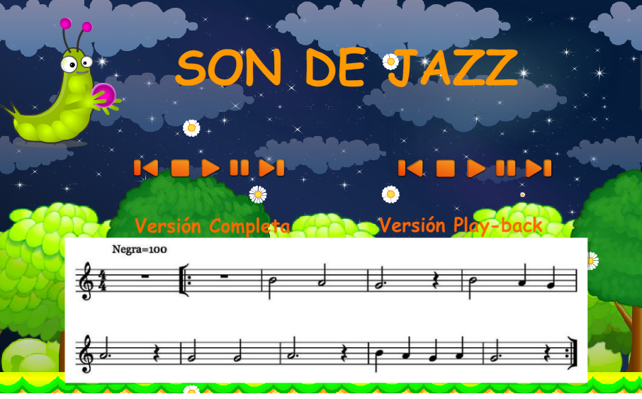 Entresijos musicales Canción flauta "Son de jazz" (4º Ed.Primaria)