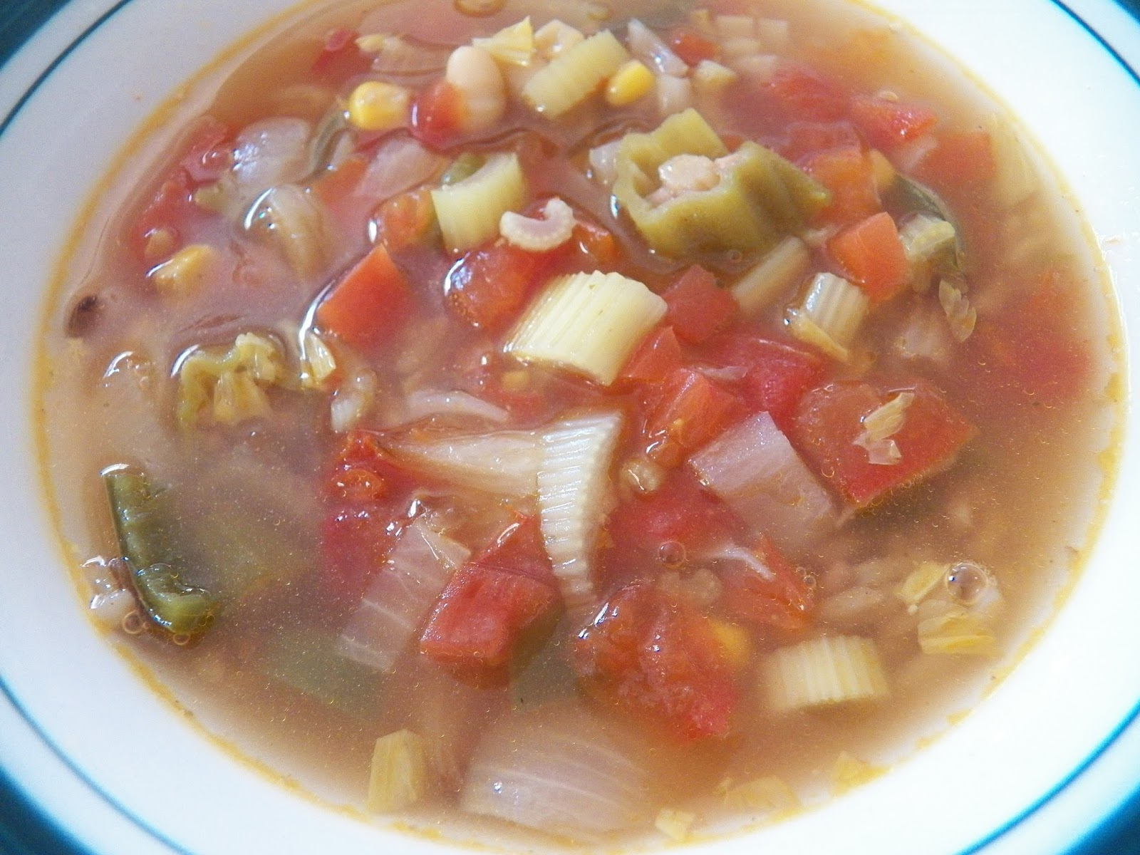 Dirty Rice Gumbo Soup for SoupSaturdaySwappers Sid's Sea Palm Cooking