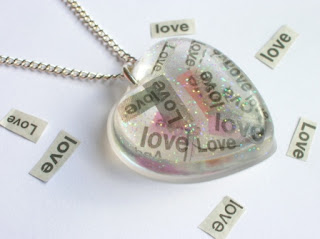 Message Necklace - Words of Love