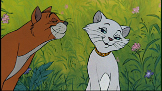 O'Malley and Dutchess The Aristocats 1970 animatedfilmreviews.filminspector.com