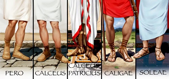sandali antichi romani