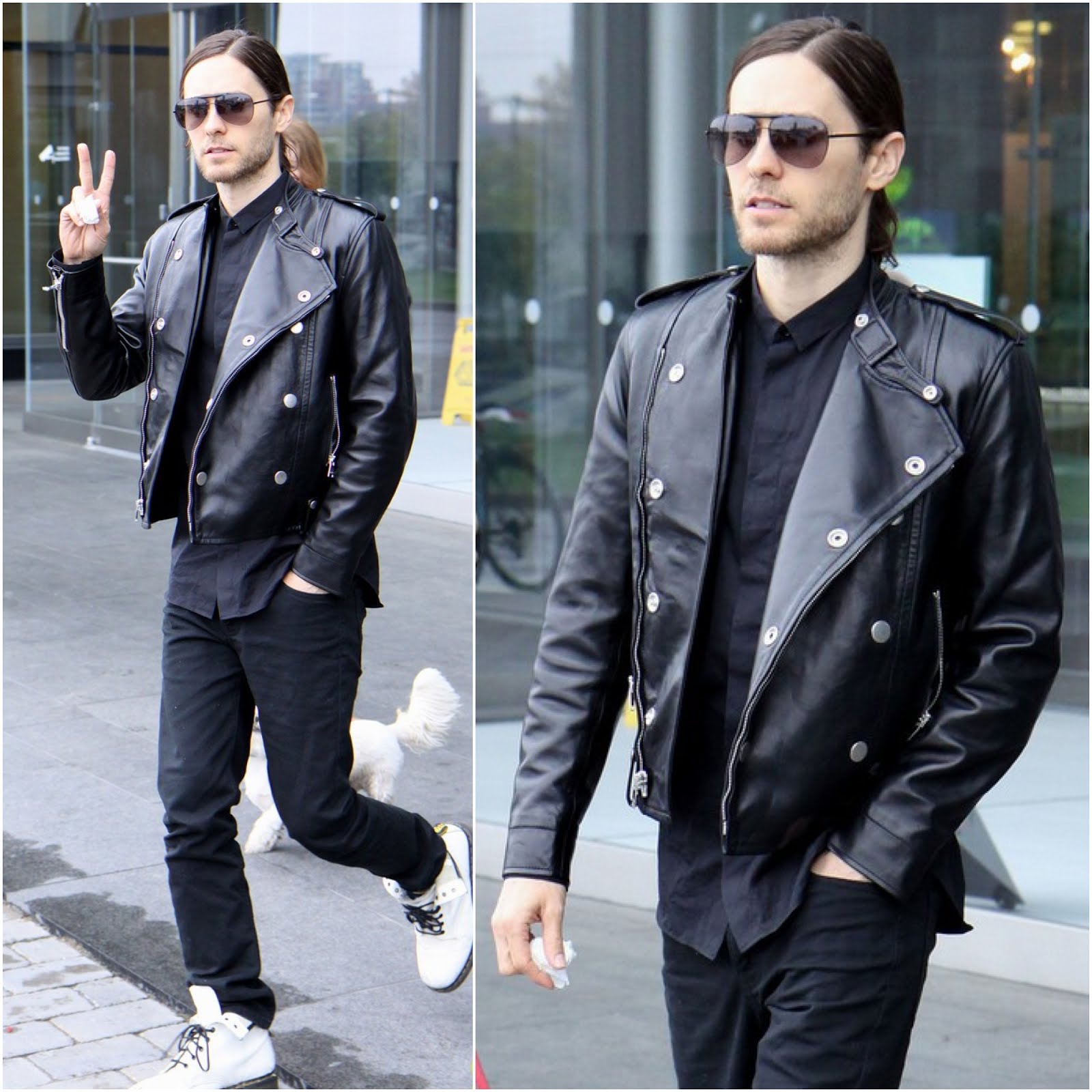 What's he wearing?: Jared Leto in Saint Laurent - New York Street Style