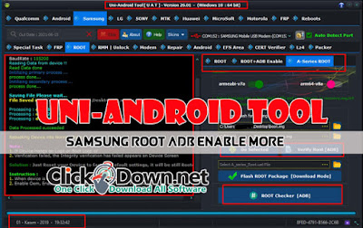 uni android tool uat v26 a20e feature samsung bypass