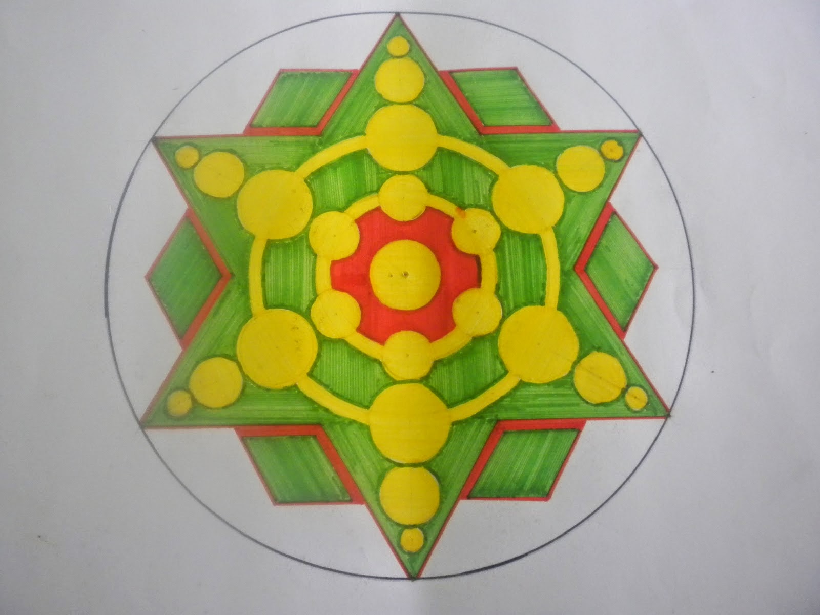 Contoh Gambar Figuratif Geometris Sederhana