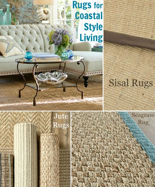 Natural Fiber Coastal Living Rugs made from Sisal, Jute and Seagrass