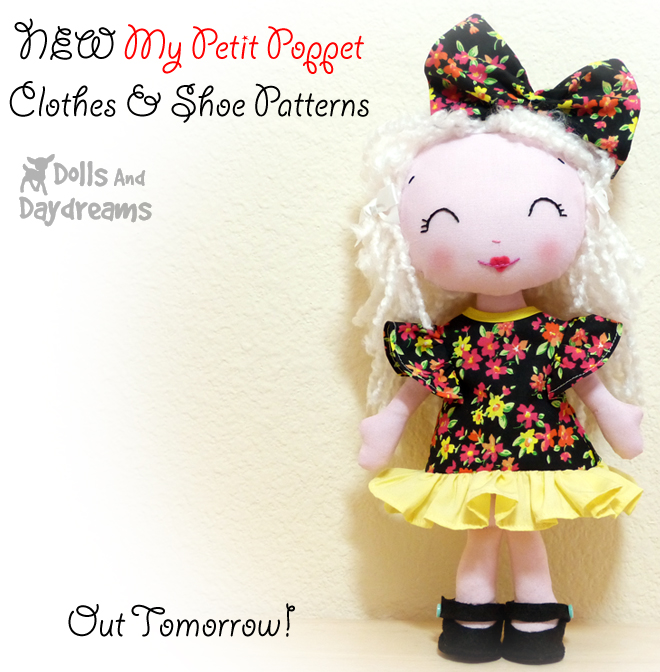 * Dolls And Daydreams Doll And Softie PDF Sewing Patterns New