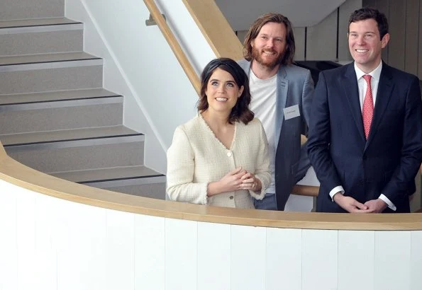 Princess Eugenie wears cream dress as she attends first royal engagement since wedding