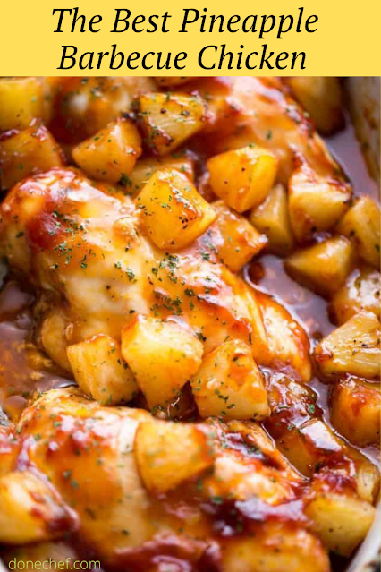 The Best Pineapple Barbecue Chicken
