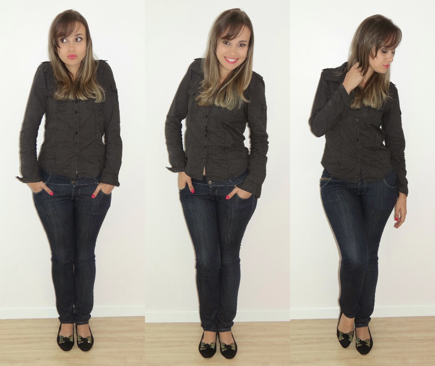 looks com sapatilha e calça jeans