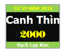 Tử Vi Tuổi Canh Thìn 2000 Năm 2018 Tử Vi Tuổi Canh Thìn 2000 Năm 2018