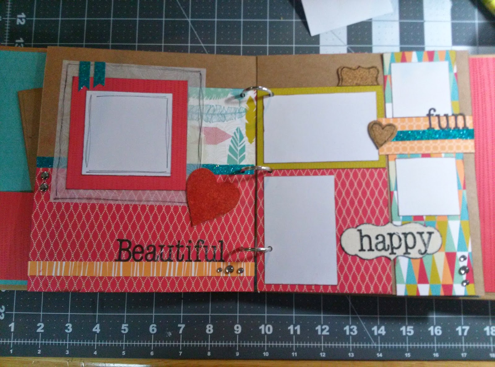 Scrap & Stamp Creations: 5/15 Ustream Class Finished Free To Be Me Mini
