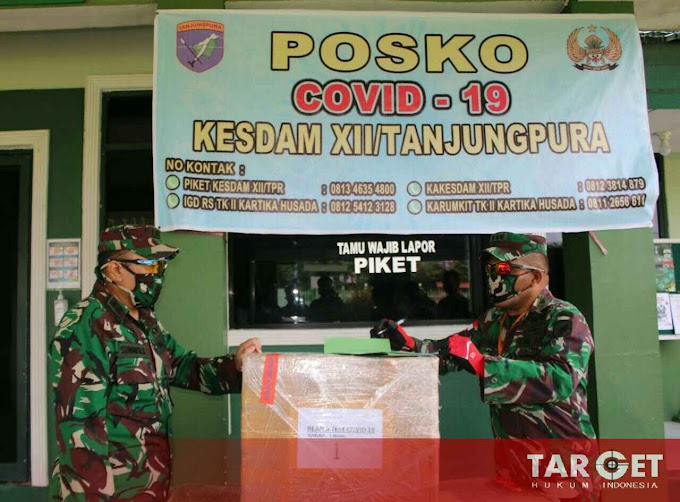 Kodam Tanjungpura Terima Bantuan Almatkes dari Puskes TNI