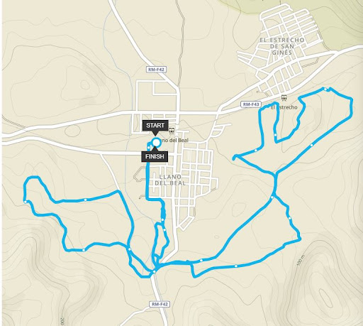 Recorrido Cross Minero 2021 8K