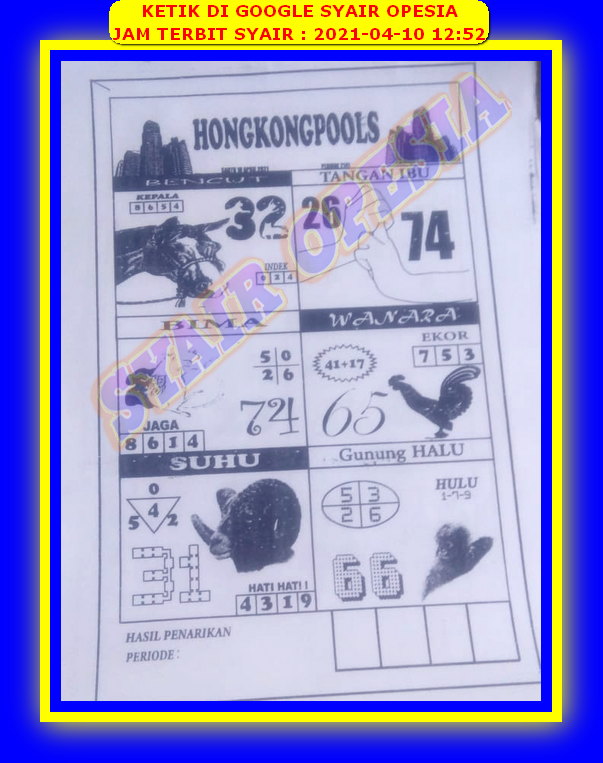 gambar togel hongkong