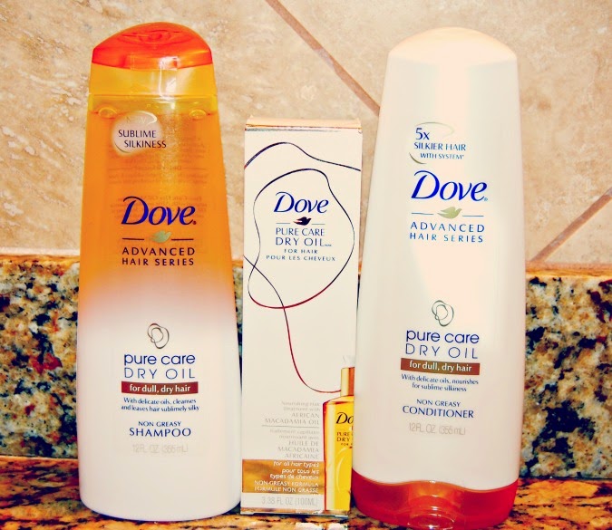 Dove Advanced Hair Series Pure Care Dry Oil system