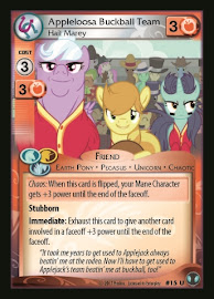 My Little Pony Appleloosa Buckball Team, Hail Marey Defenders of Equestria CCG Card