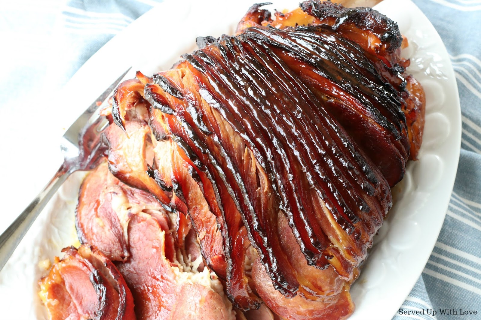 CocaCola Glazed Ham Served Up With Love