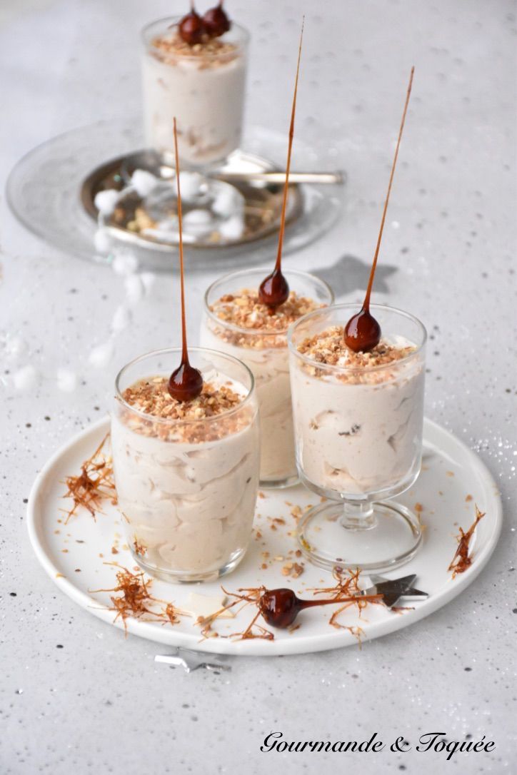 Gourmande & Toquée: Verrine de Noël aux marrons et sa touche croquante