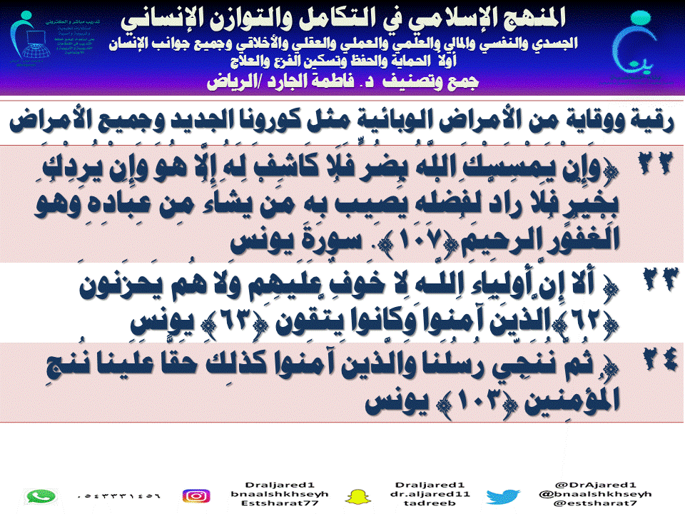 الرقية الشرعية جمع د . فاطمة الجارد / ألرياض فبراير 2020