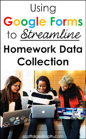 How to Use Google Forms to Streamline Homework Data Collection - an easy step-by-step explanation of how to collect homework data with Google Forms Are you drowning in math homework assignments to grade and wish there was a better way? There is with Google Forms! In this post, math teacher Danielle Fulbright teaches us all how to use Google Forms to streamline the homework data collection process.