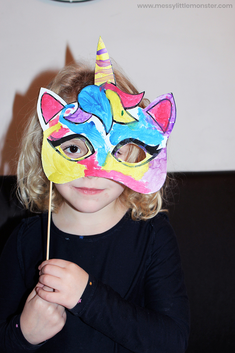 DIY Notebook Unicorn Craft - Messy Little Monster