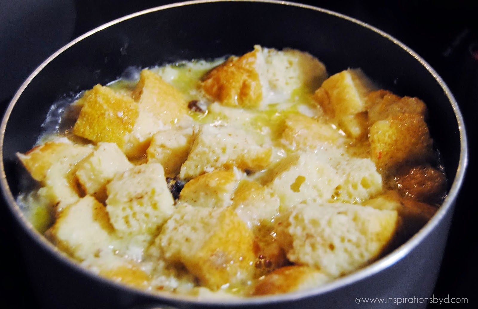 Inspirations by D Slow Cooker Raisin Bread Pudding